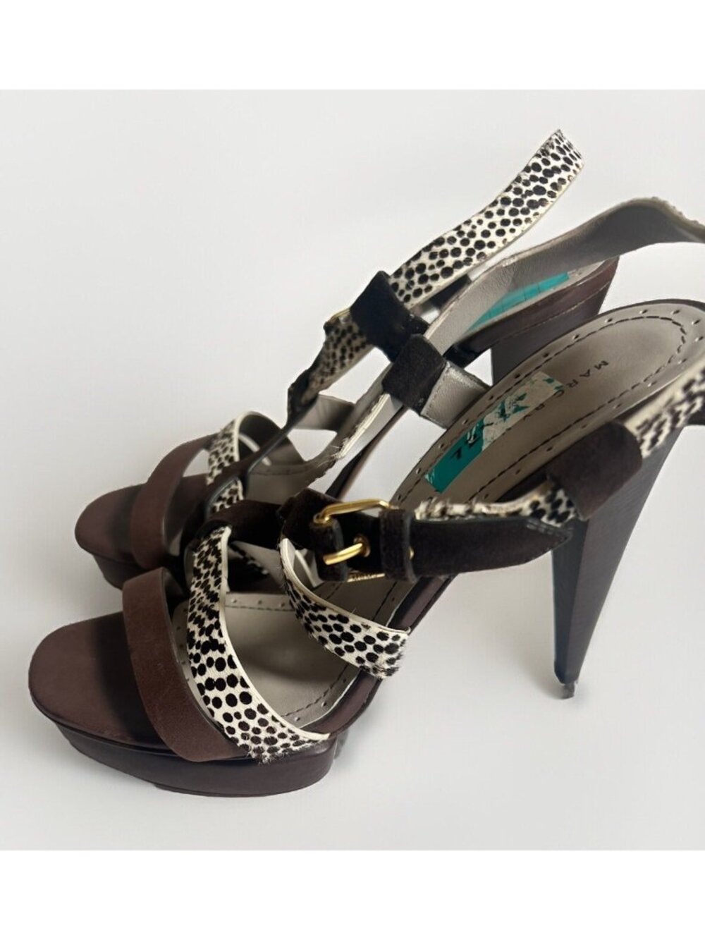 New MARC BY MARC JACOBS Animal Print Platform EU 38.5 US 8.5 High Heels